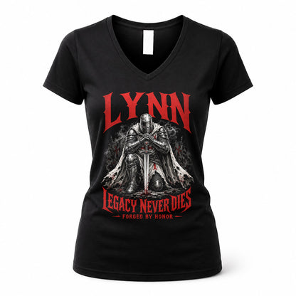LYNN HS90-K04-109 - NAME Legacy Never Dies Forged By Honor Personalized Knight