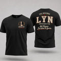 LYN W68-F2-168 – Personalized Original Issue Apparel “The Original NAME Certified One-of-One"