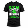 LYN HW22-K06-109 - NAME Ghost Hunting In Progress Personalized Halloween Shirt