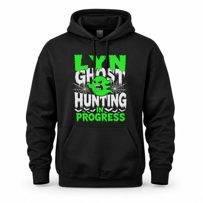 LYN HW22-K06-109 - NAME Ghost Hunting In Progress Personalized Halloween Shirt