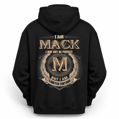 MACK PH55-T25-Personalized Name Quote Apparel “I Am NAME May Not Be Perfect But I Am Limited Edition”