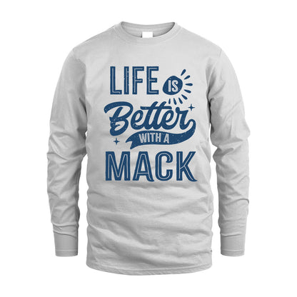 MACK HH88-K2–Personalized Name Quote T-Shirt Life Is Better With Unisex Gift