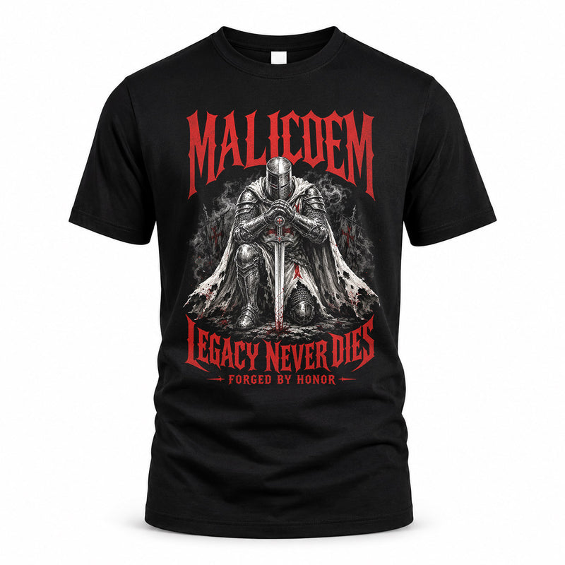 MALICDEM HS90-K04-109 - NAME Legacy Never Dies Forged By Honor Personalized Knight