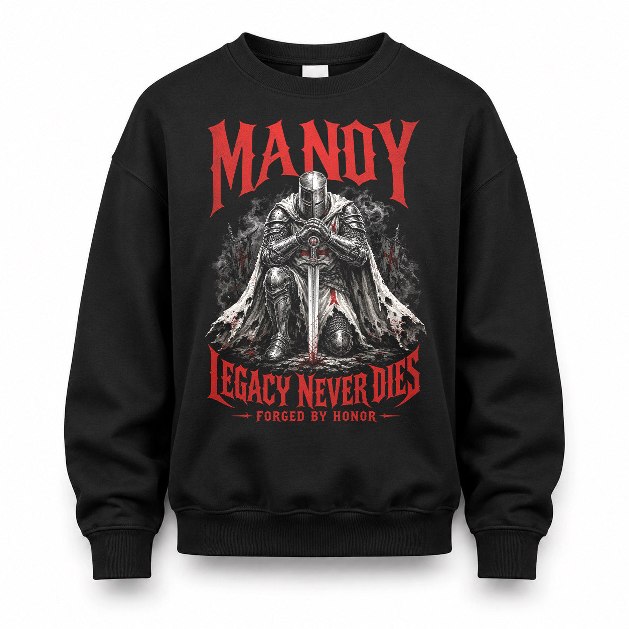 MANDY HS90-K04-109 - NAME Legacy Never Dies Forged By Honor Personalized Knight