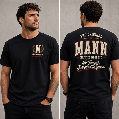 MANN W68-F2-168 – Personalized Original Issue Apparel “The Original NAME Certified One-of-One"