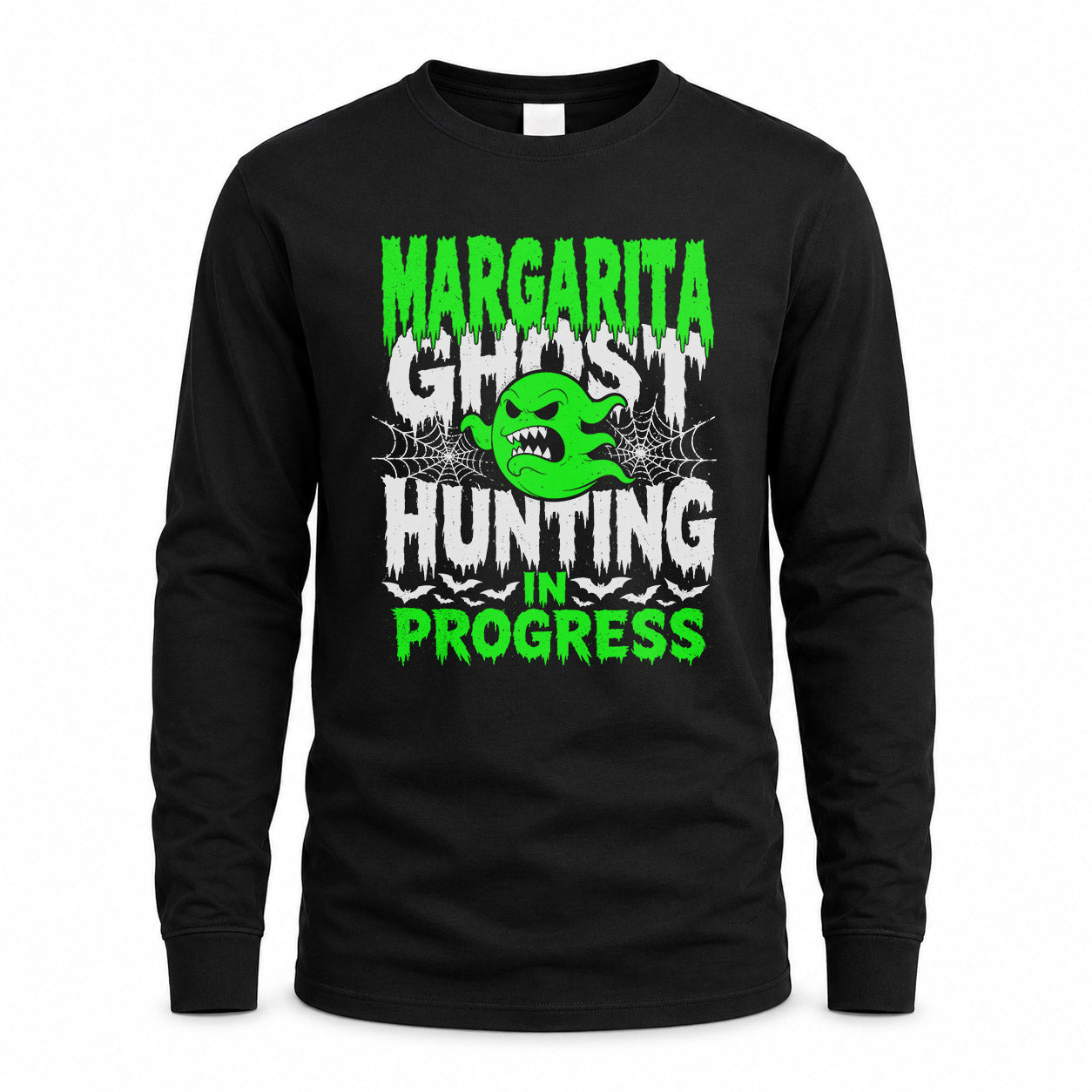 MARGARITA HW22-K06-109 - NAME Ghost Hunting In Progress Personalized Halloween Shirt