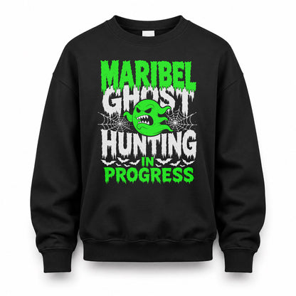 MARIBEL HW22-K06-109 - NAME Ghost Hunting In Progress Personalized Halloween Shirt