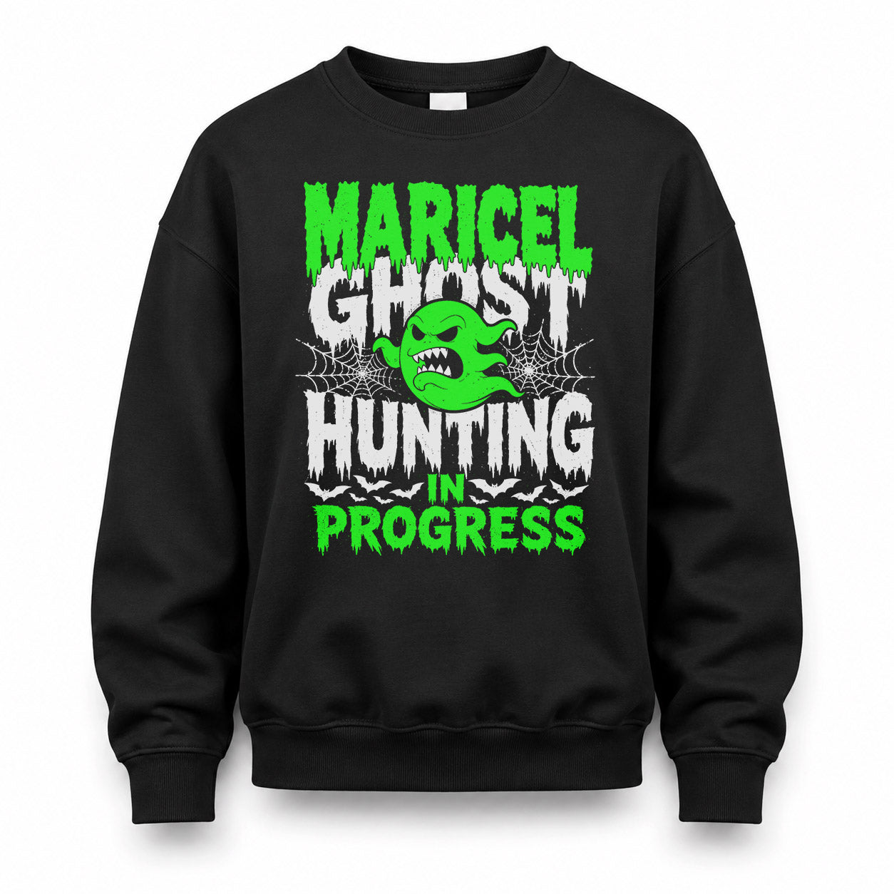 MARICEL HW22-K06-109 - NAME Ghost Hunting In Progress Personalized Halloween Shirt