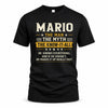 MARIO TM90-K04-125 - NAME Legendary Know-It-All Personalized Funny Shirt