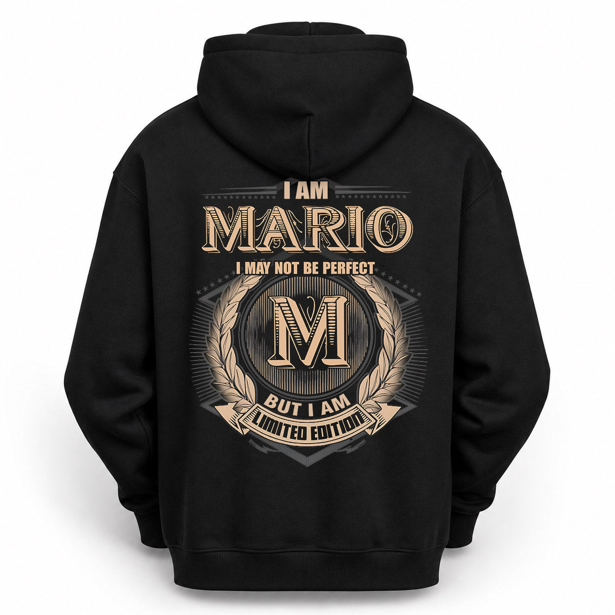 MARIO PH55-T25-Personalized Name Quote Apparel “I Am NAME May Not Be Perfect But I Am Limited Edition”