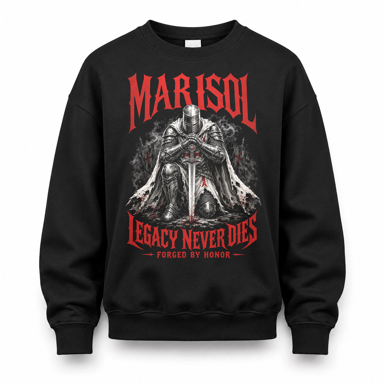 MARISOL HS90-K04-109 - NAME Legacy Never Dies Forged By Honor Personalized Knight