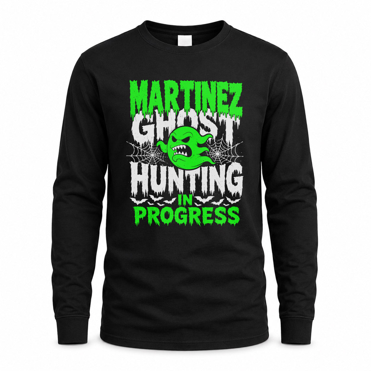 MARTINEZ HW22-K06-109 - NAME Ghost Hunting In Progress Personalized Halloween Shirt