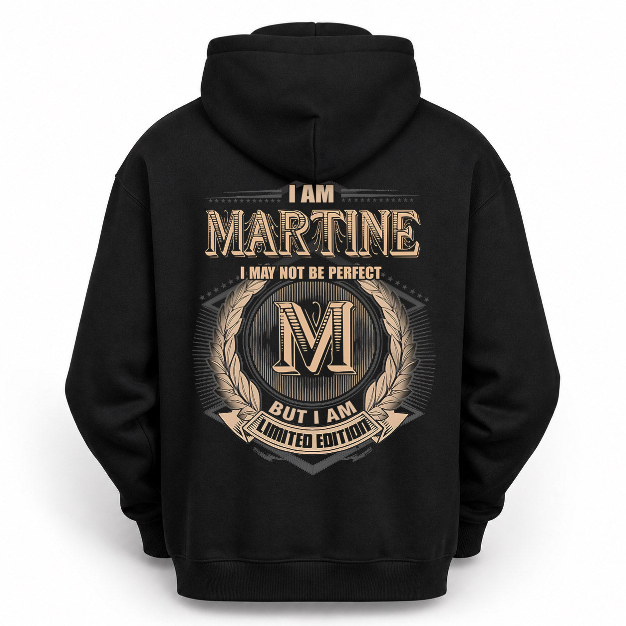 MARTINE PH55-T25-Personalized Name Quote Apparel “I Am NAME May Not Be Perfect But I Am Limited Edition”