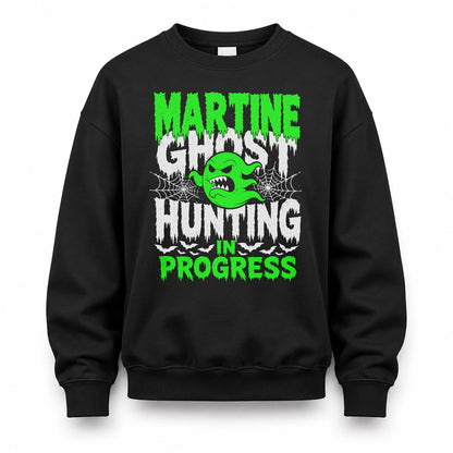 MARTINE HW22-K06-109 - NAME Ghost Hunting In Progress Personalized Halloween Shirt