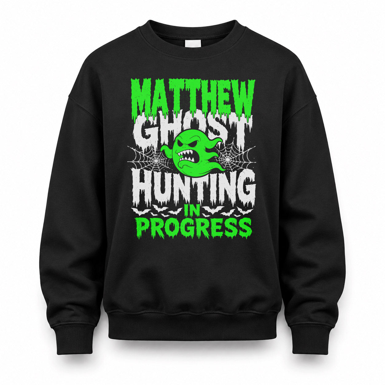 MATTHEW HW22-K06-109 - NAME Ghost Hunting In Progress Personalized Halloween Shirt