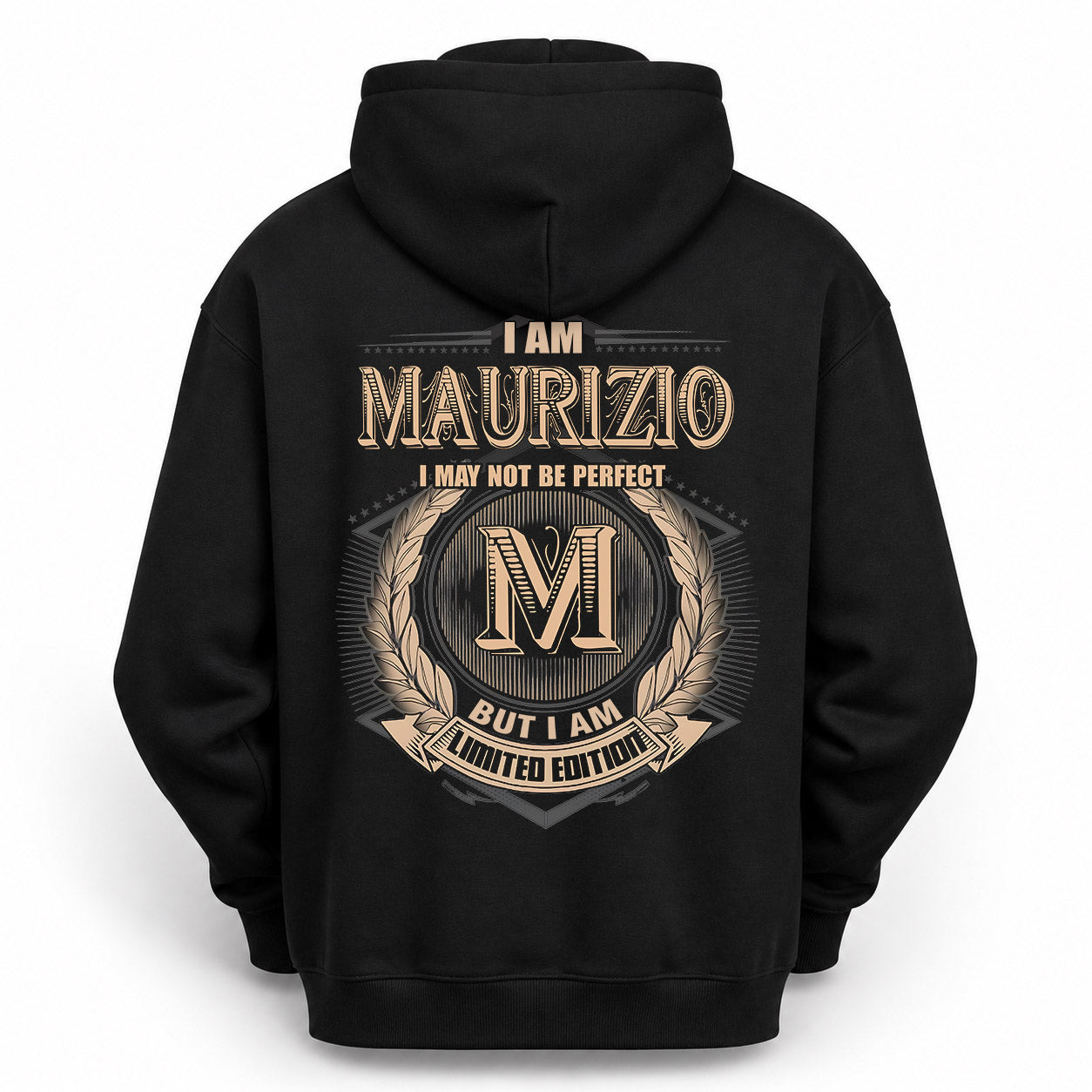MAURIZIO PH55-T25-Personalized Name Quote Apparel “I Am NAME May Not Be Perfect But I Am Limited Edition”
