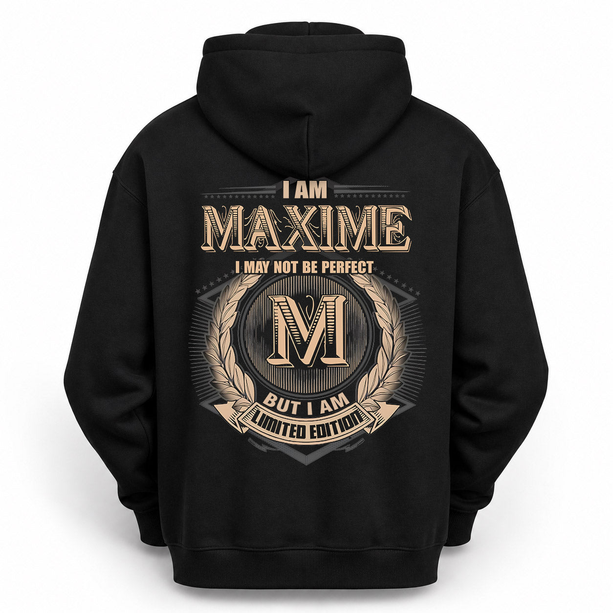 MAXIME PH55-T25-Personalized Name Quote Apparel “I Am NAME May Not Be Perfect But I Am Limited Edition”