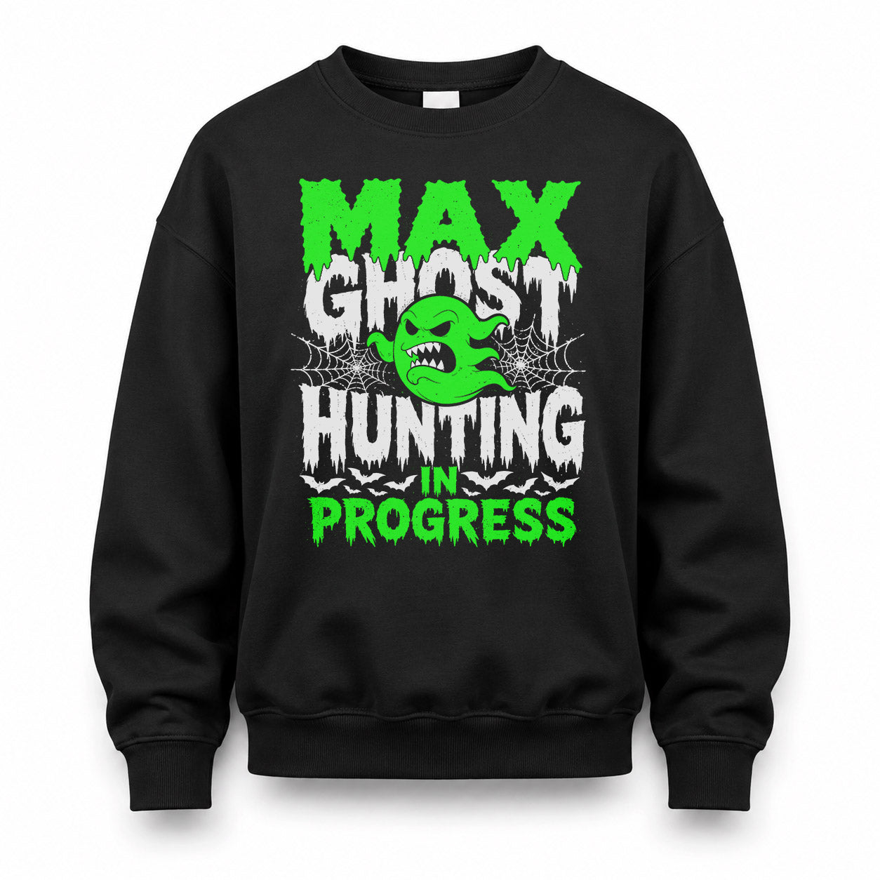MAX HW22-K06-109 - NAME Ghost Hunting In Progress Personalized Halloween Shirt