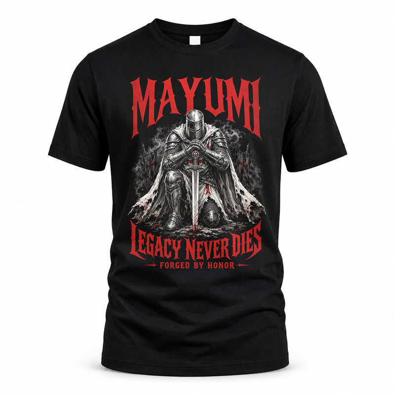 MAYUMI HS90-K04-109 - NAME Legacy Never Dies Forged By Honor Personalized Knight