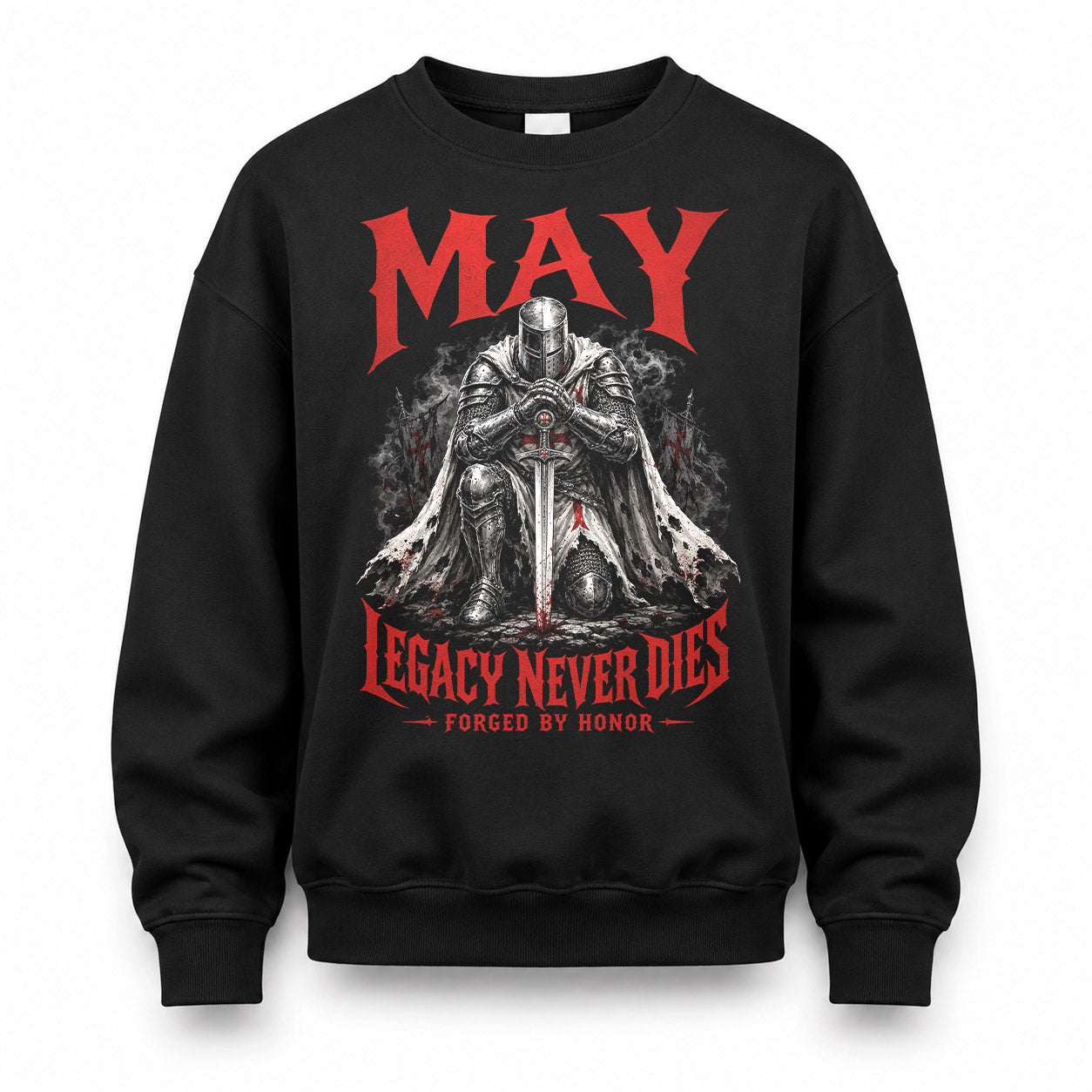 MAY HS90-K04-109 - NAME Legacy Never Dies Forged By Honor Personalized Knight