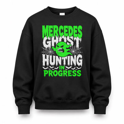MERCEDES HW22-K06-109 - NAME Ghost Hunting In Progress Personalized Halloween Shirt
