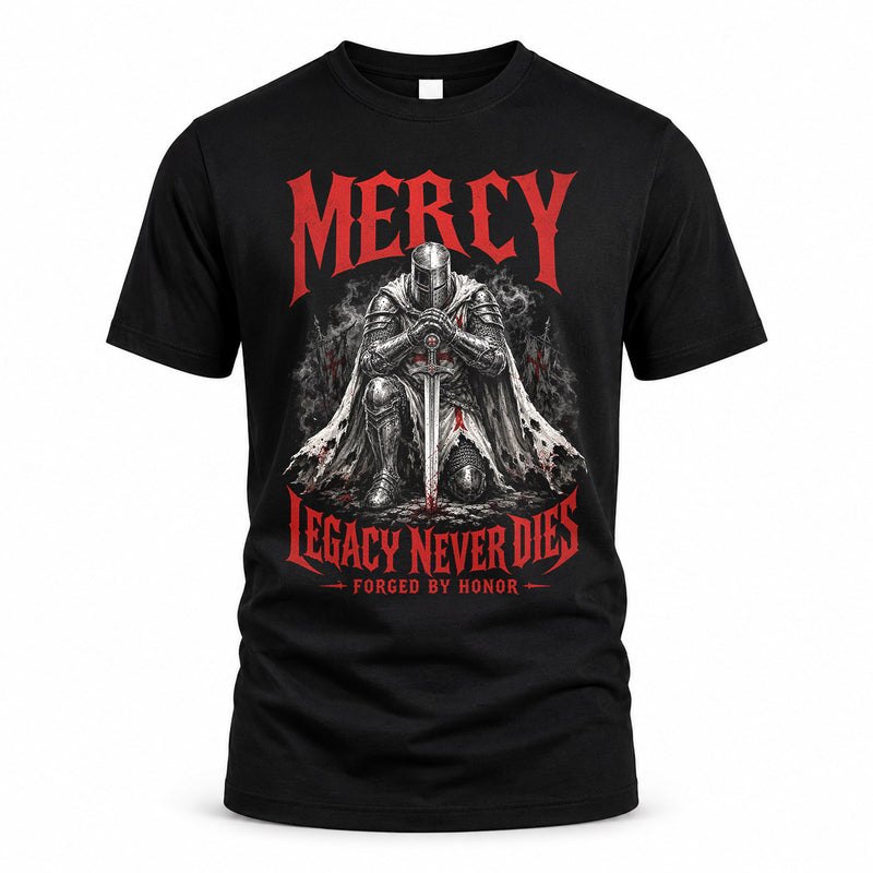 MERCY HS90-K04-109 - NAME Legacy Never Dies Forged By Honor Personalized Knight