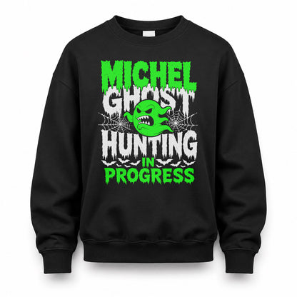 MICHEL HW22-K06-109 - NAME Ghost Hunting In Progress Personalized Halloween Shirt