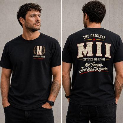 MII W68-F2-168 – Personalized Original Issue Apparel “The Original NAME Certified One-of-One"