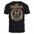 MINA PH55-T25-Personalized Name Quote Apparel “I Am NAME May Not Be Perfect But I Am Limited Edition”