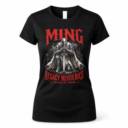 MING HS90-K04-109 - NAME Legacy Never Dies Forged By Honor Personalized Knight