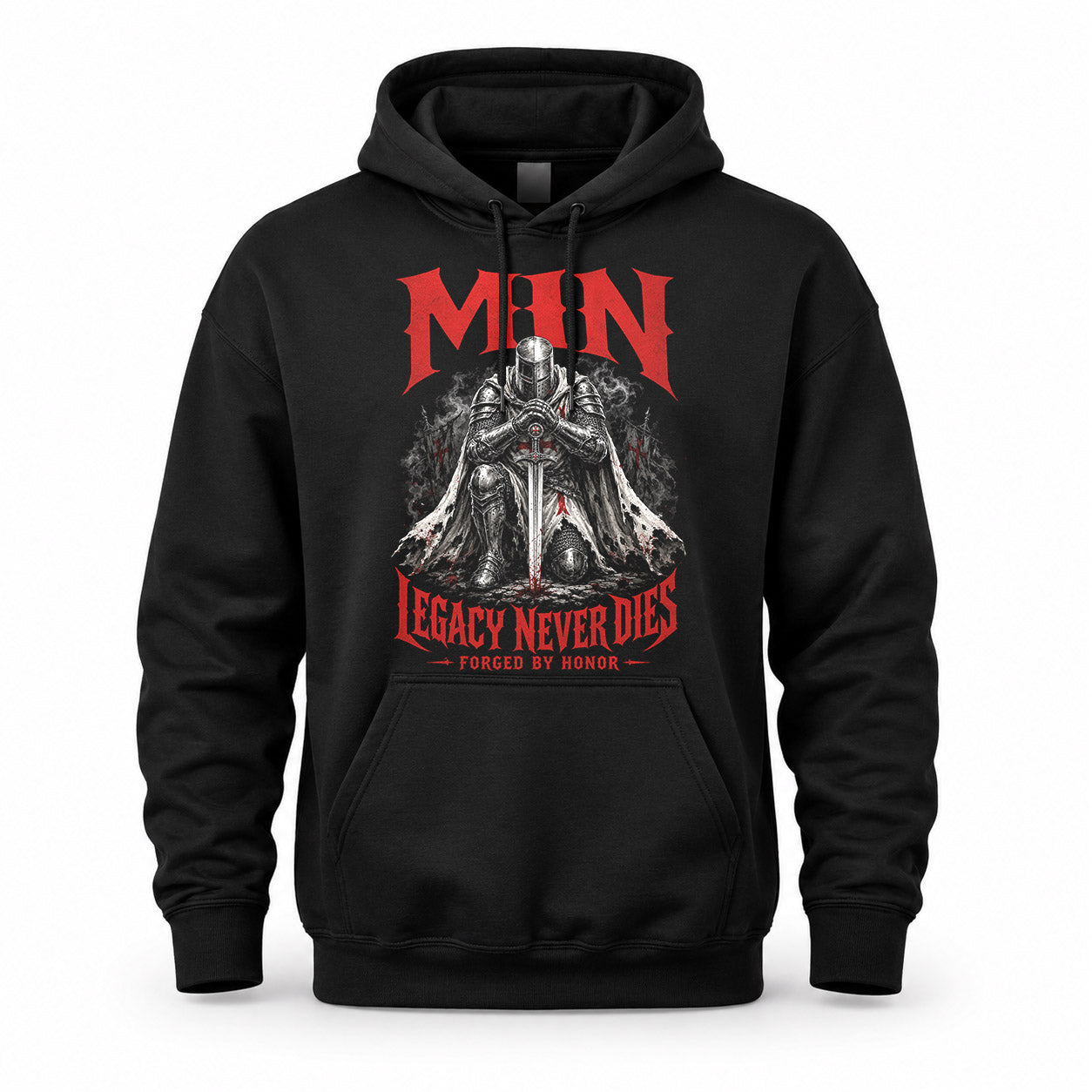 MIN HS90-K04-109 - NAME Legacy Never Dies Forged By Honor Personalized Knight