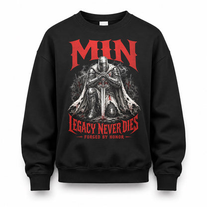 MIN HS90-K04-109 - NAME Legacy Never Dies Forged By Honor Personalized Knight