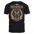 MIRANDA PH55-T25-Personalized Name Quote Apparel “I Am NAME May Not Be Perfect But I Am Limited Edition”