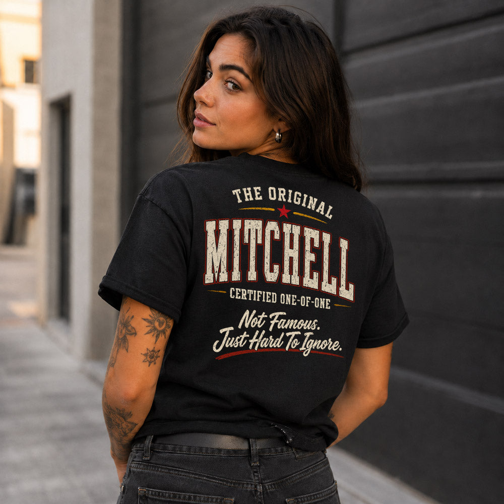 MITCHELL W68-F2-168 – Personalized Original Issue Apparel “The Original NAME Certified One-of-One"