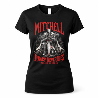 MITCHELL HS90-K04-109 - NAME Legacy Never Dies Forged By Honor Personalized Knight