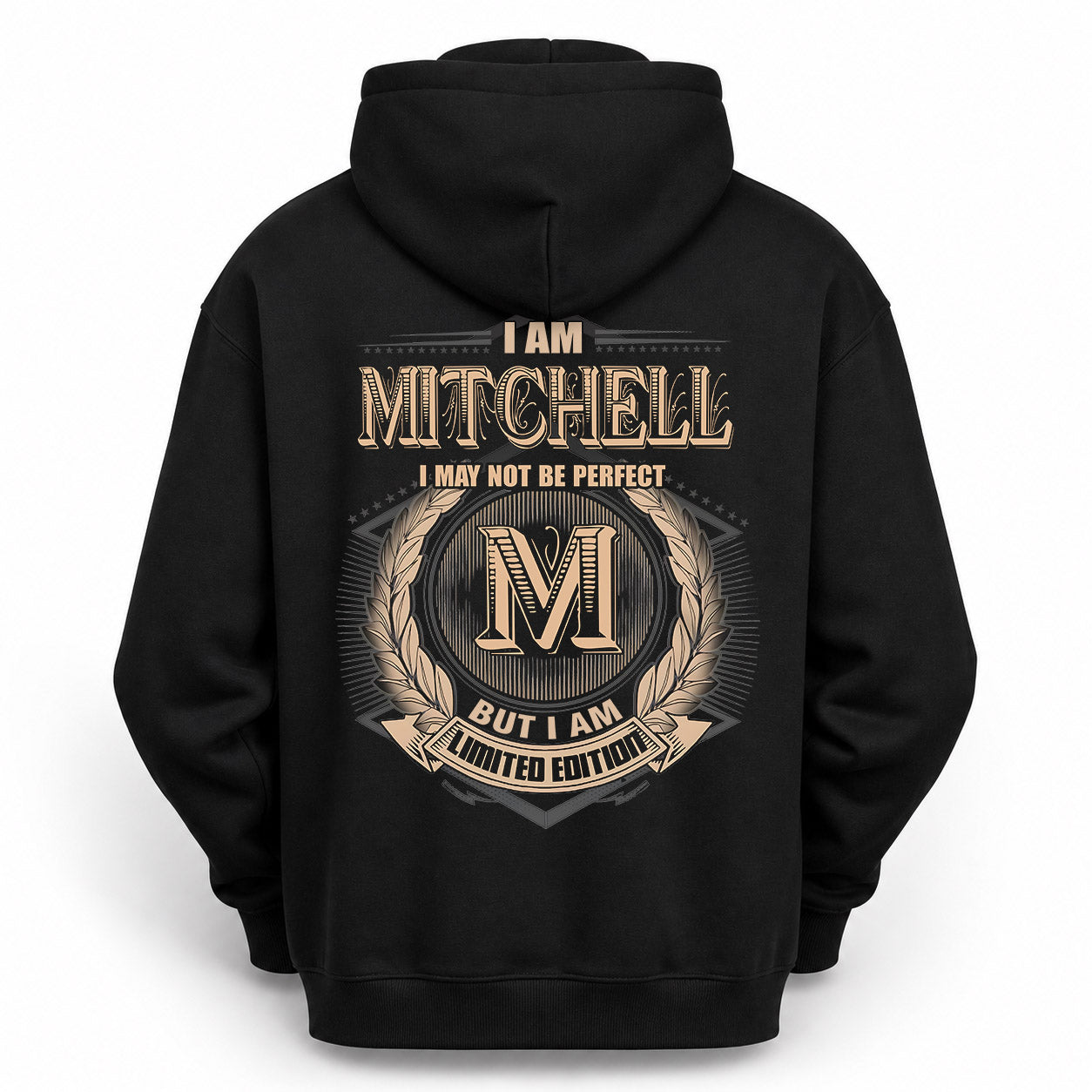 MITCHELL PH55-T25-Personalized Name Quote Apparel “I Am NAME May Not Be Perfect But I Am Limited Edition”