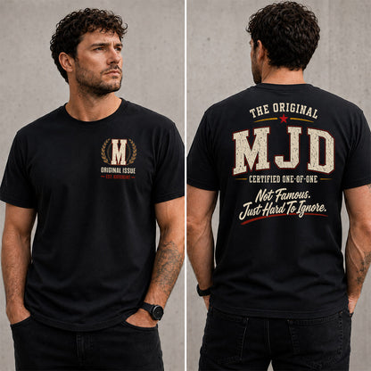 MJD W68-F2-168 – Personalized Original Issue Apparel “The Original NAME Certified One-of-One"