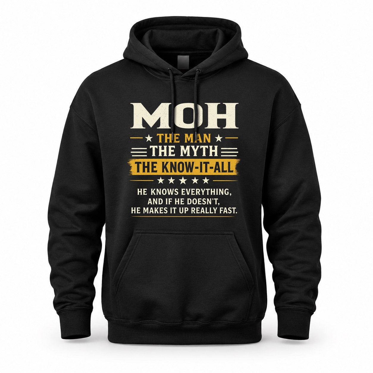 MOH TM90-K04-125 - NAME Legendary Know-It-All Personalized Funny Shirt