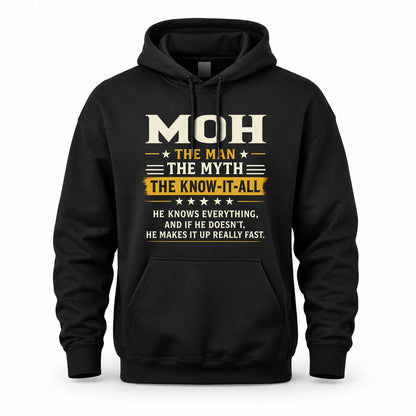 MOH TM90-K04-125 - NAME Legendary Know-It-All Personalized Funny Shirt
