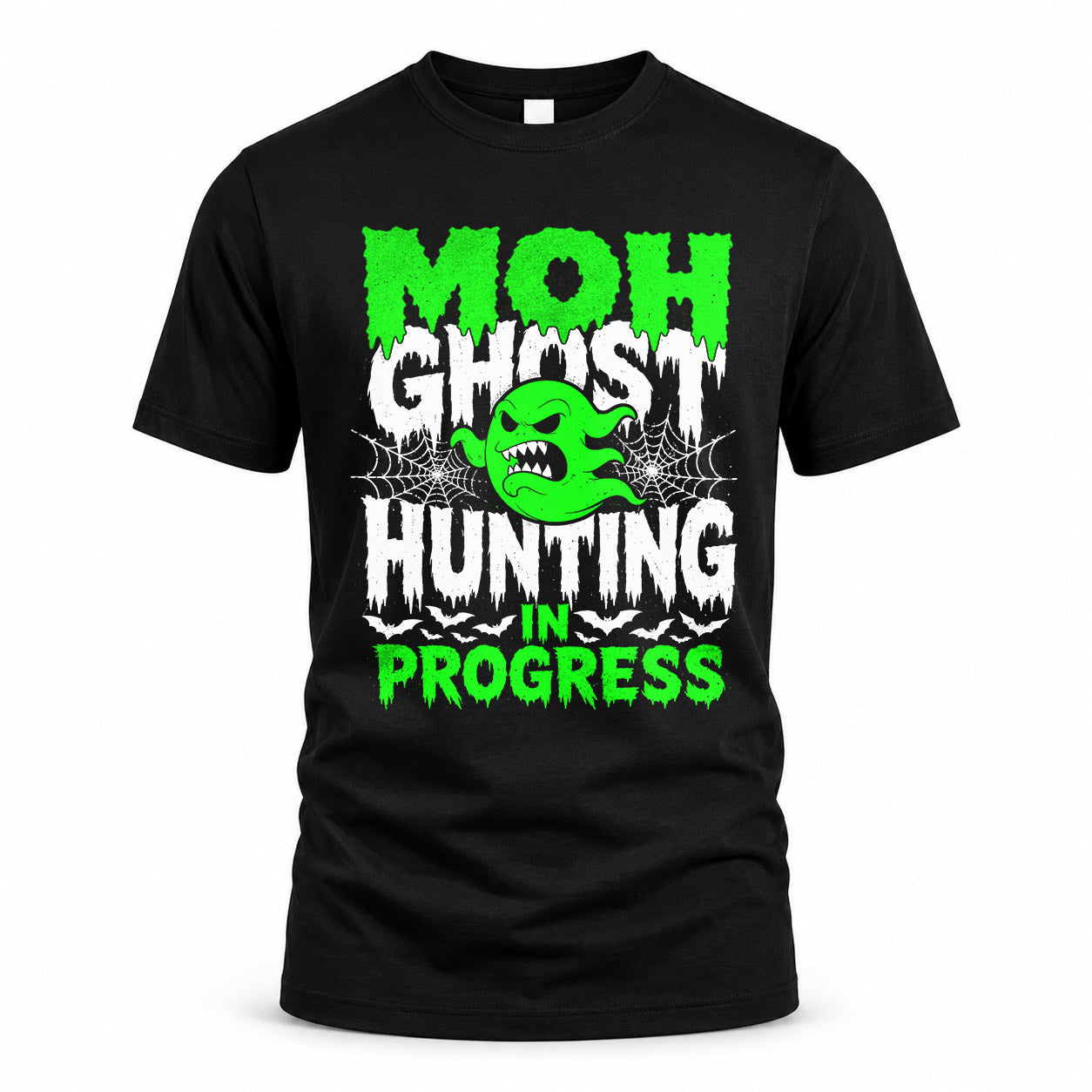 MOH HW22-K06-109 - NAME Ghost Hunting In Progress Personalized Halloween Shirt