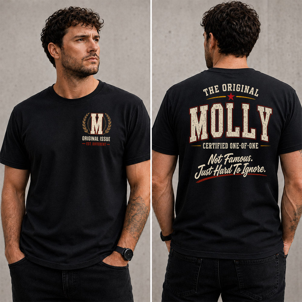 MOLLY W68-F2-168 – Personalized Original Issue Apparel “The Original NAME Certified One-of-One"