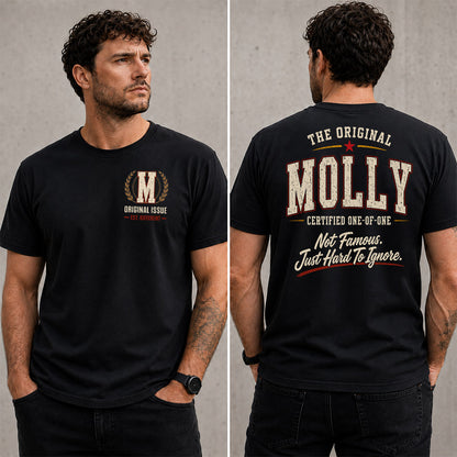 MOLLY W68-F2-168 – Personalized Original Issue Apparel “The Original NAME Certified One-of-One"