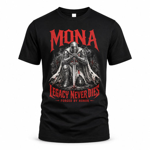 MONA HS90-K04-109 - NAME Legacy Never Dies Forged By Honor Personalized Knight