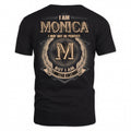 MONICA PH55-T25-Personalized Name Quote Apparel “I Am NAME May Not Be Perfect But I Am Limited Edition”