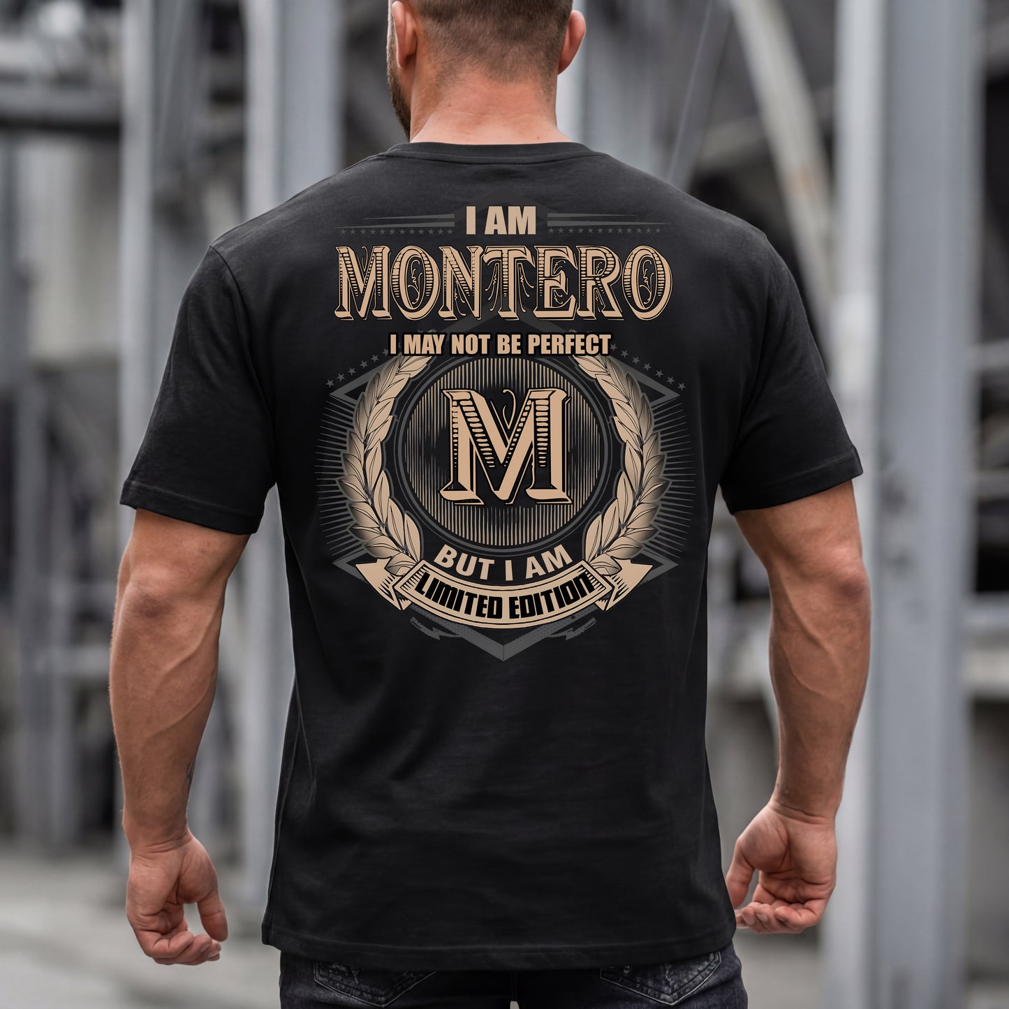 MONTERO PH55-T25-Personalized Name Quote Apparel “I Am NAME May Not Be Perfect But I Am Limited Edition”