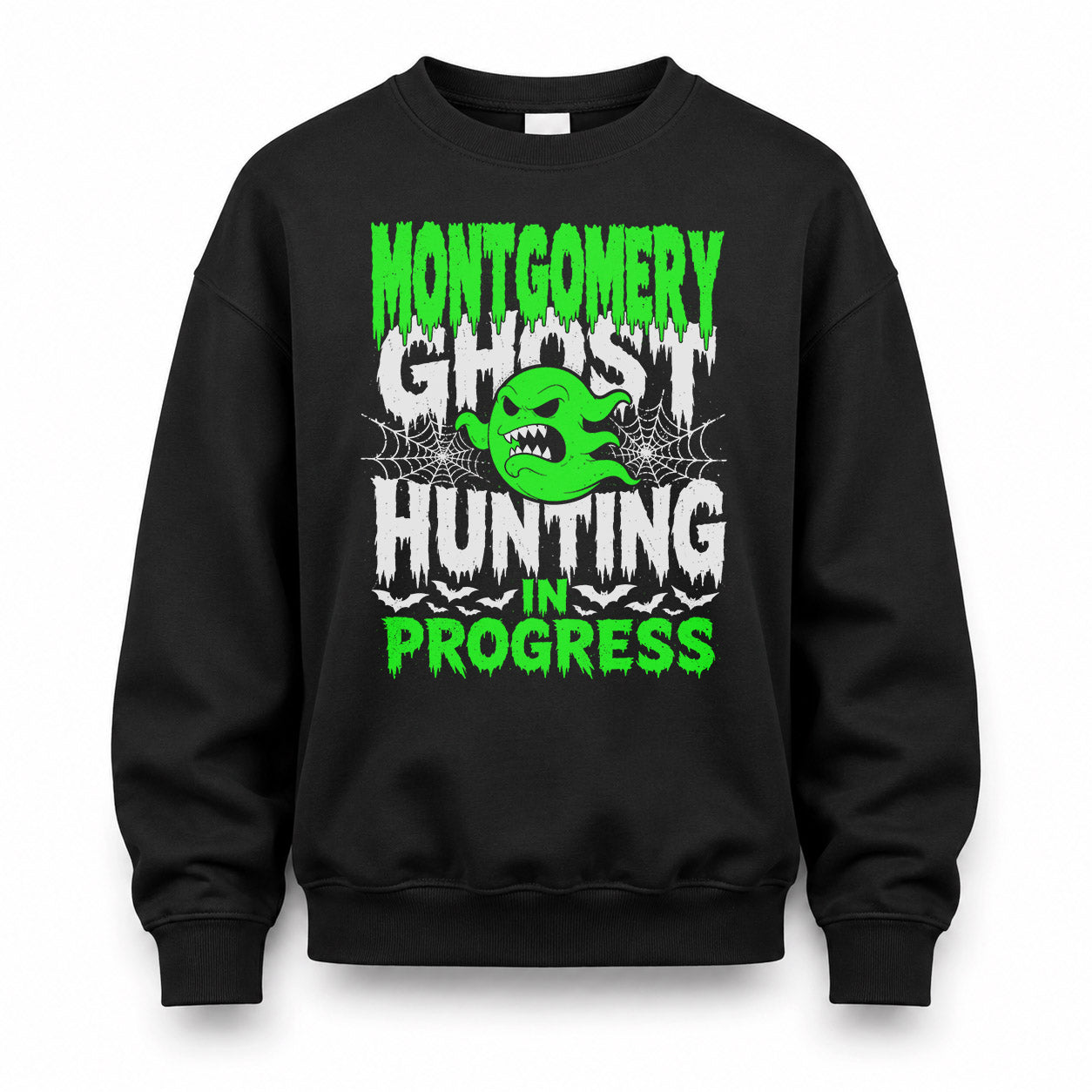 MONTGOMERY HW22-K06-109 - NAME Ghost Hunting In Progress Personalized Halloween Shirt