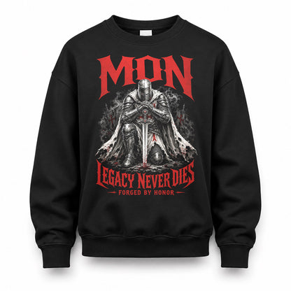 MON HS90-K04-109 - NAME Legacy Never Dies Forged By Honor Personalized Knight