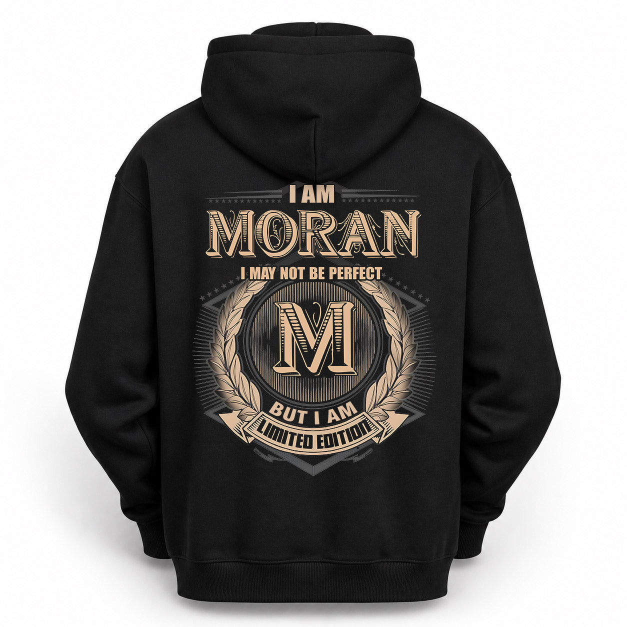MORAN PH55-T25-Personalized Name Quote Apparel “I Am NAME May Not Be Perfect But I Am Limited Edition”
