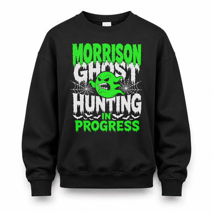 MORRISON HW22-K06-109 - NAME Ghost Hunting In Progress Personalized Halloween Shirt