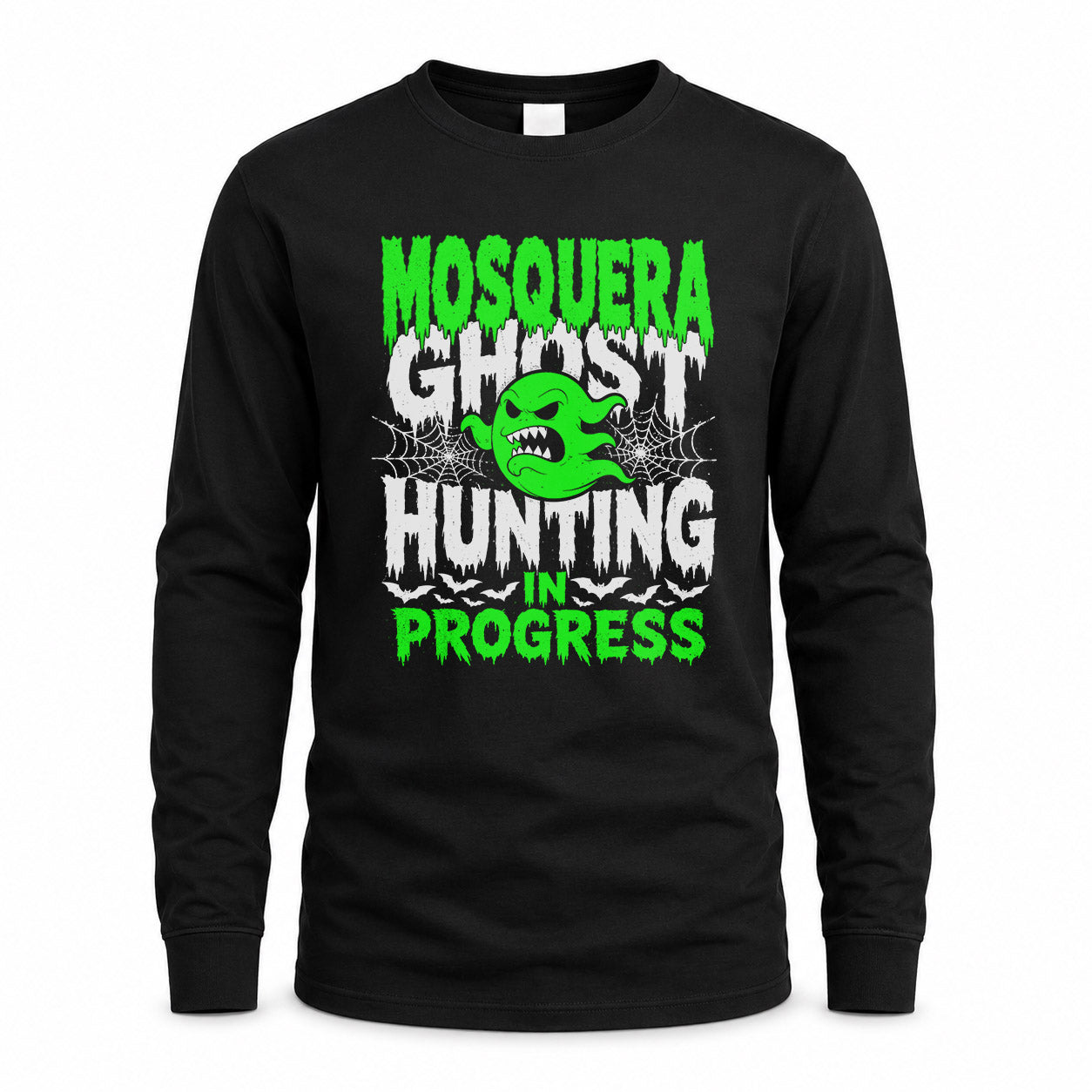 MOSQUERA HW22-K06-109 - NAME Ghost Hunting In Progress Personalized Halloween Shirt